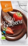 Landgarten Erdbeere in Vollmilch-Schokolade, 50 g