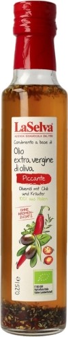 LaSelva Huile d'olive au piment et aux herbes, 250 ml