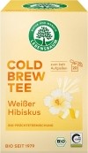 Lebensbaum Sachets de thé à l'hibiscus blanc pour infusion à froid (2,0 g), boîte de 20