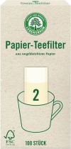 LEBENSBAUM Teefilter Papier Gr. 2 (für 1 l), 100 Stück