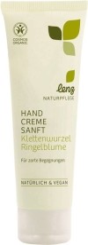 Lenz Crème mains douce racine de bardane & calendula, 75 ml