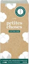 LES PETITES CHOSES Tampons avec applicateur super plus Bio, 14 pièces