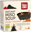 LIMA Bio Miso Instant Ingwer, 4 x 15 g