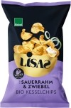 Lisas Chips Kettle Chips Crème sure Oignon, 115 g