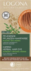 LOGONA Pflanzen-Haarfarbe Pulver 04 Hennarot, 100g