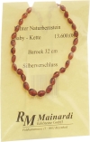 Mainardi Natur Bernstein 32cm Barock Silberverschluss