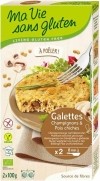 Ma vie sans Gluten Bio Bratlinge Pilze Kichererbsen glutenfrei, 2 x 100 g
