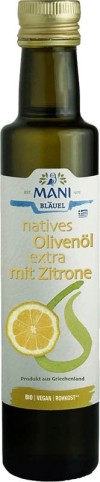 MANI Huile de olive avec citron bio, 250 ml