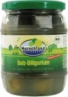 Marschland Naturkost Salz-Dillgurken milchsauer vergoren, 580 ml