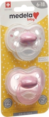 Medela Baby Schnuller Original 6-18 Girl Duo