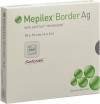 MEPILEX Ag Border Schaumverband 10x10cm, 5 Stück