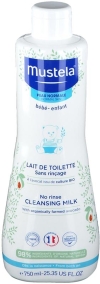 Mustela Reinigungsmilch normale Haut ohne Abspülen, 750 ml