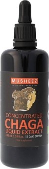 NaturKraftWerke Extrait liquide de chaga issu de champignons médicinaux biologiques, flacon de 100 ml