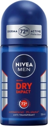 NIVEA Male Deodorant Dry Impact Roll-on