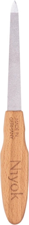 Niyok Saphirnagelfeile mit Holzgriff, 1 Stück