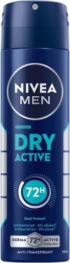 NIVEA MEN Deo Dry Active Spray, 150 ml