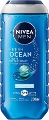 NIVEA Men Gel douche Fresh Ocean, 250 ml