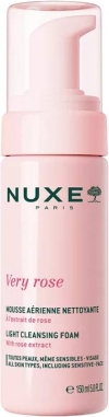 NUXE Very Rose Mousse Aérienne Nettoyante, 150 ml