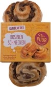 Nur PUUR Rosinenschnecken glutenfrei, 3 Stück