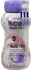 Nutrini Drink Multi Fibre Erdbeere, 200 ml