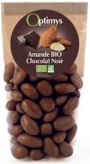 OPTIMYS Genuss Mandeln dunkle Schokolade Bio, 150 g