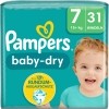 Pampers Baby Dry Gr. 7  15+kg Extra Large Sparpaket, 31 Stück
