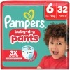 Pampers Baby Dry Pants Gr. 6 Extra Large Sparpaket, 32 Stück