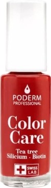 PODERM Vernis Color Care 253 Rouge Allure, 8 ml