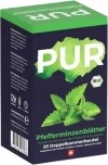 PUR tisane feuilles menthe poivrée sachets, 20 pièces