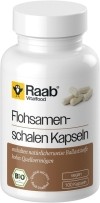 Raab Vitalfood Capsules de tégument de psyllium, 100 pièces 