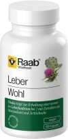 Raab Vitalfood Leberwohl Kapseln, 60 Stück