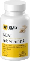 Raab Vitalfood MSM mit Vitamin C Kapseln konventionell, 90 Stück