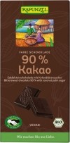 Rapunzel Chocolat 90% cacao avec sucre de fleur de coco