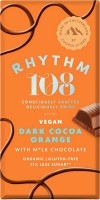Rhythm 108 Dark Cocoa Orange White Milk Chocolate, 100 g