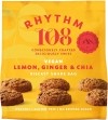 Rhythm 108 Lemon Ginger Chia Biscuit, 135g