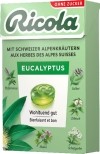 RICOLA eucalyptus bonbons s sucre box 50 g