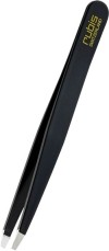 RUBIS Pincette droite noire Inox