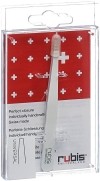 Rubis Pinzette Inox gerade weiss