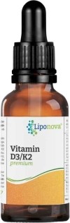 SANASIS liponova Vitamin D3/K2 liposomal premium végétalienne, 60 ml