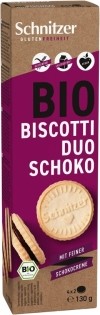 Schnitzer Biscotti Duo Schoko glutenfrei, 130 g