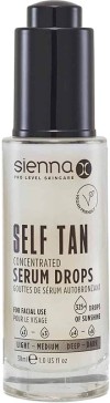 SiennaX Self Tan Concentrated Serum Drops, 30 ml