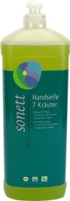 Sonett Handseife 7 Kräuter Nachfüllflasche, 1 Liter