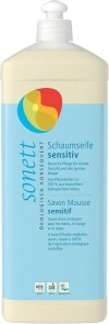 Sonett Savon mousse sensitif recharge, 1 lt