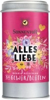 SONNENTOR Alles Liebe Gewürz Blüten Mischung Streudose