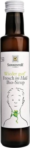 SONNENTOR Sirup Frosch im Hals Bio, 250 ml