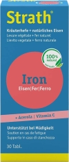 Strath Iron natürliches Eisen + Kräuterhefe Tabletten, 30 Stück
