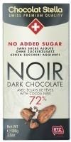 Stella Noir 72% mit Kakaosplittern sugarless