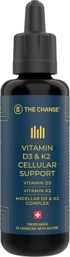 THE CHANGE Vitamin D3 & K2 Cellular Support, 60 ml