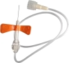 VENOFIX SAFETY 25G 0.5x19mm tube 30cm orange, 50 pièces