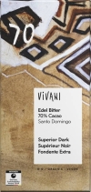 Vivani Chocolat noir 70 % cacao, 80 g